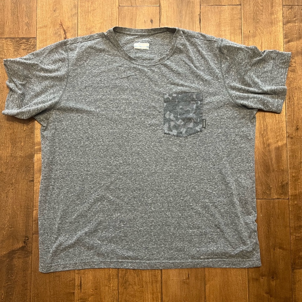 Columbia Omni-wick Camo Pocket Tee T shirt XXL